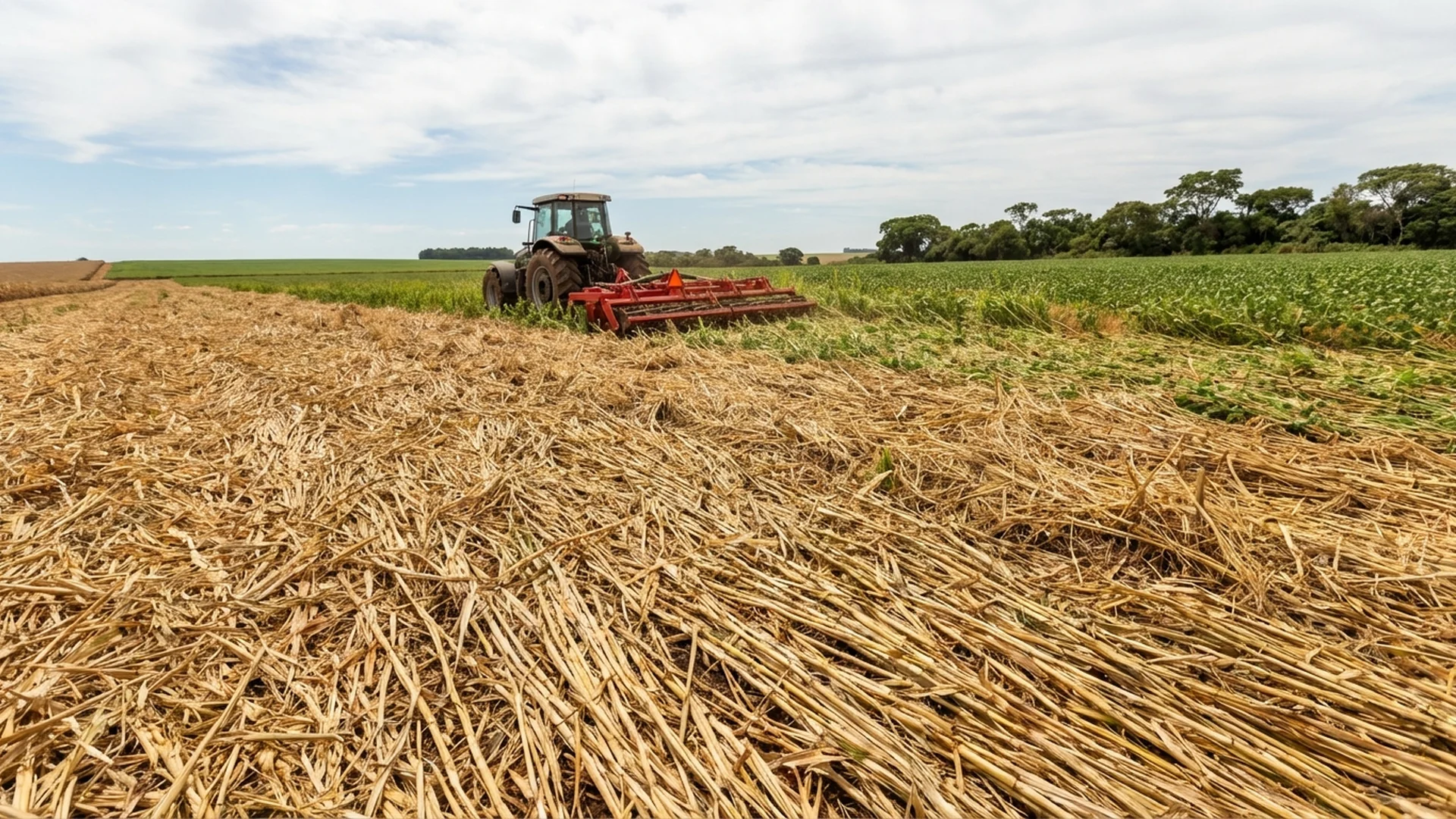 Imagem de destaque do artigo: Palhada no Plantio Direto: Guia de Manejo e Tipos [2025]