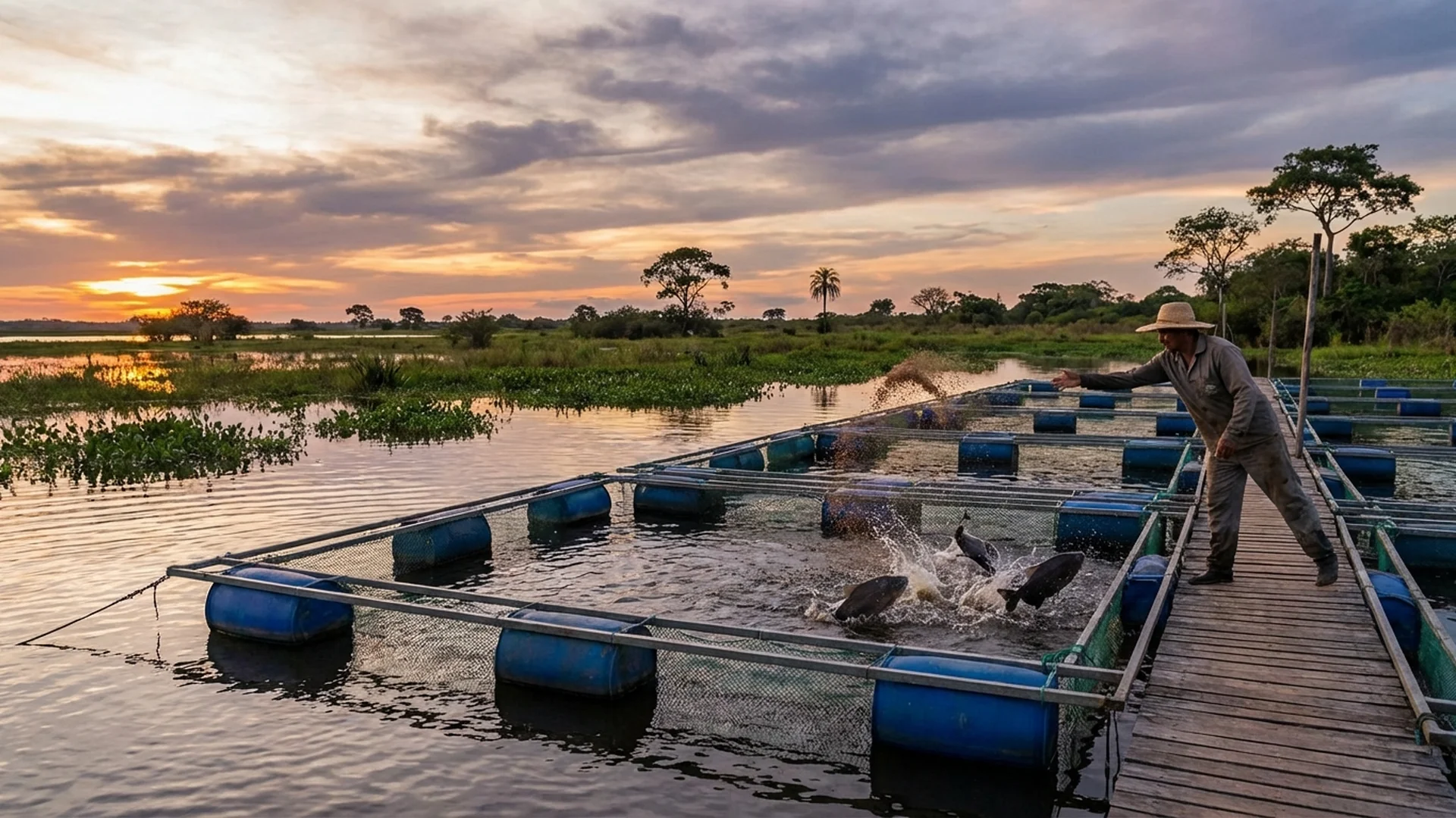 Imagem de destaque do artigo: Piscicultura no Pantanal: Guia Completo para Lucrar [2025]