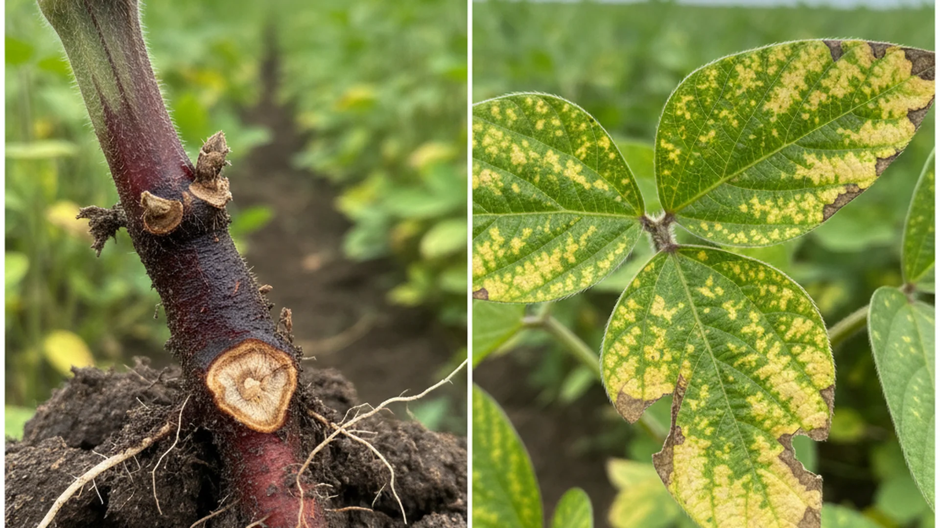 Podridão Vermelha da Raiz na Soja: Guia Completo para Identificar e Controlar