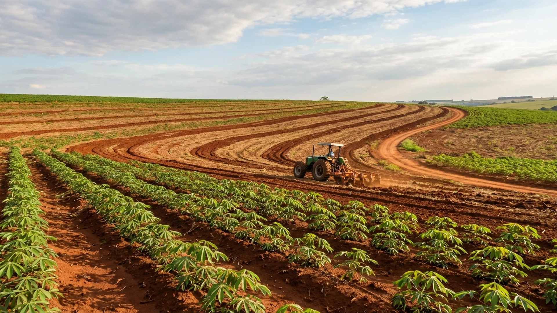 Imagem de destaque do artigo: Preparo do Solo para Mandioca: Guia para Raiz Grossa [2025]