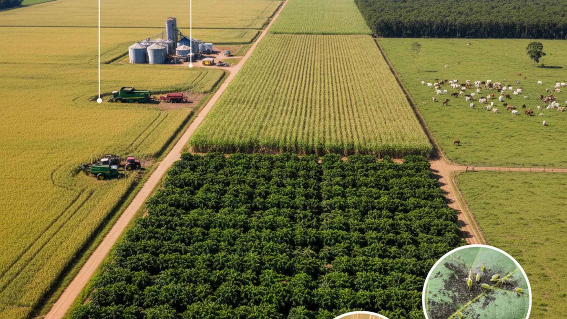 Pulgões na Lavoura: Guia Completo de Identificação, Danos e Controle