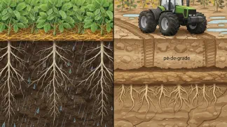 Miniatura do artigo de Gestão Agrícola: Resistência do Solo à Penetração de Raízes: O Que É e Como Corrigir