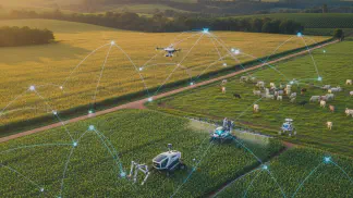 Miniatura do artigo de Agricultura de Precisão: Robótica na Agricultura: Como a Automação Está Transformando a Lavoura