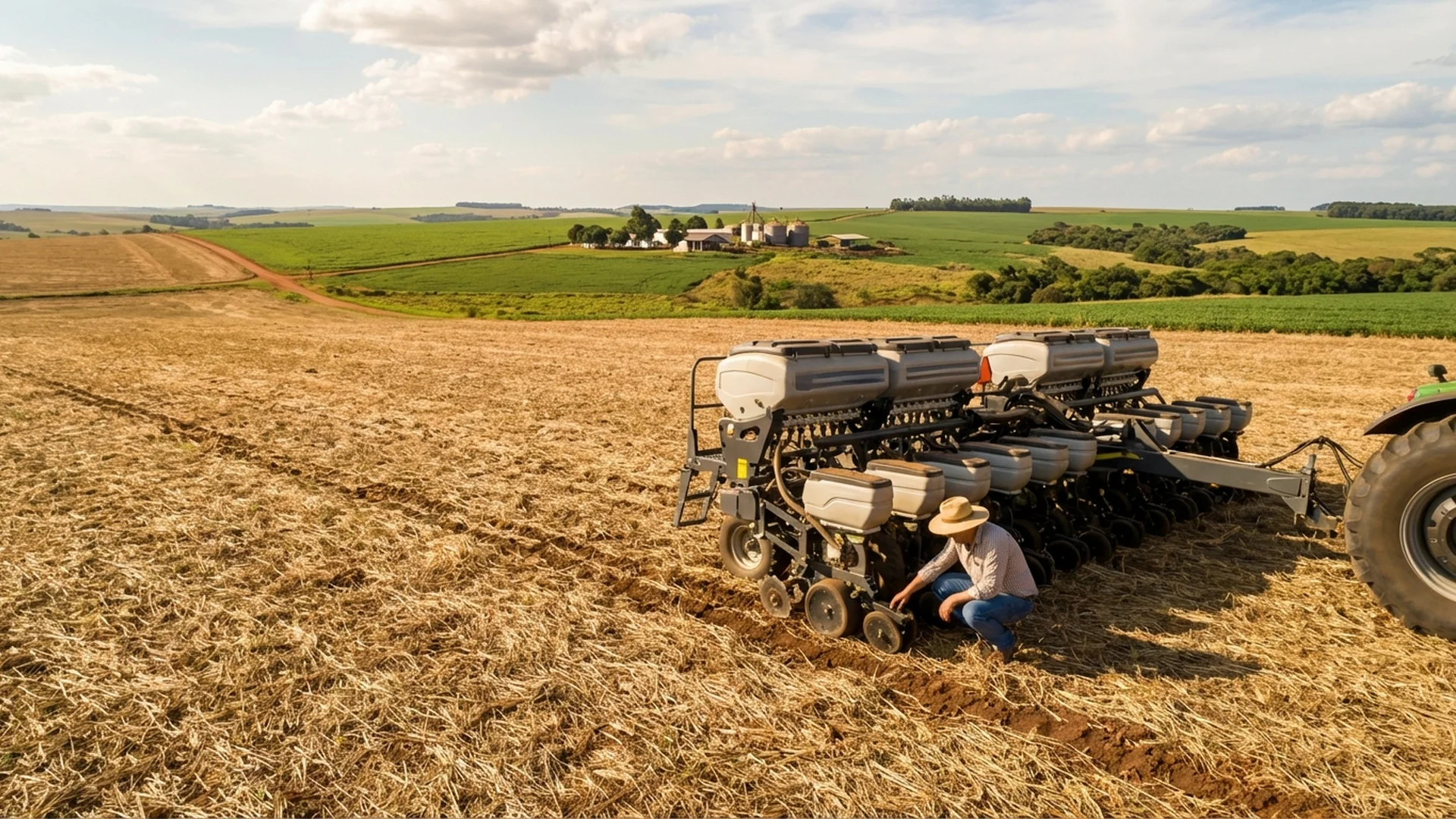 Imagem de destaque do artigo: Semeadeira de Milho: Disco ou Facão no Plantio Direto [2025]