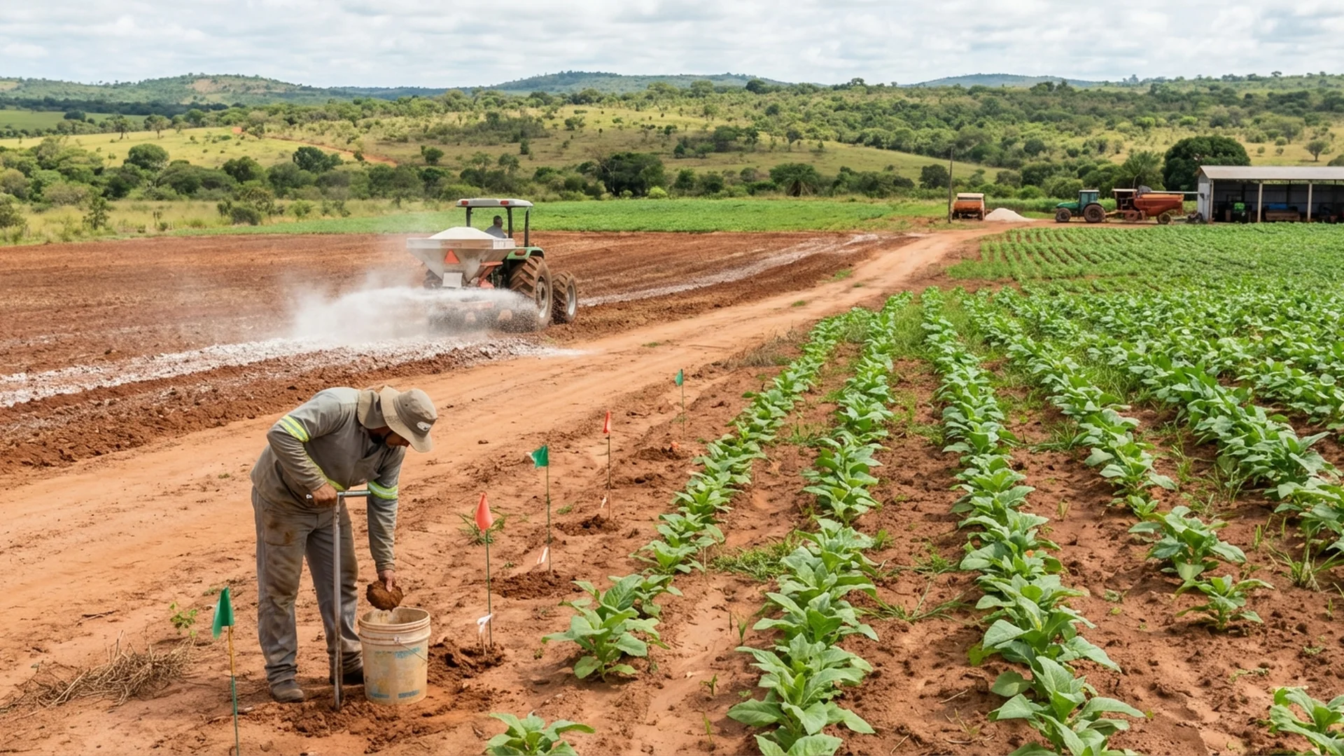 Imagem de destaque do artigo: Solo do Gergelim: Guia Prático de Calagem e Adubação [2025]