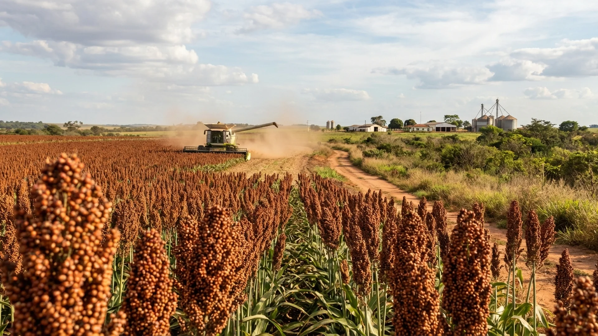 Imagem de destaque do artigo: Sorgo Granífero: Guia de Cultivo e Lucro na Safrinha [2025]