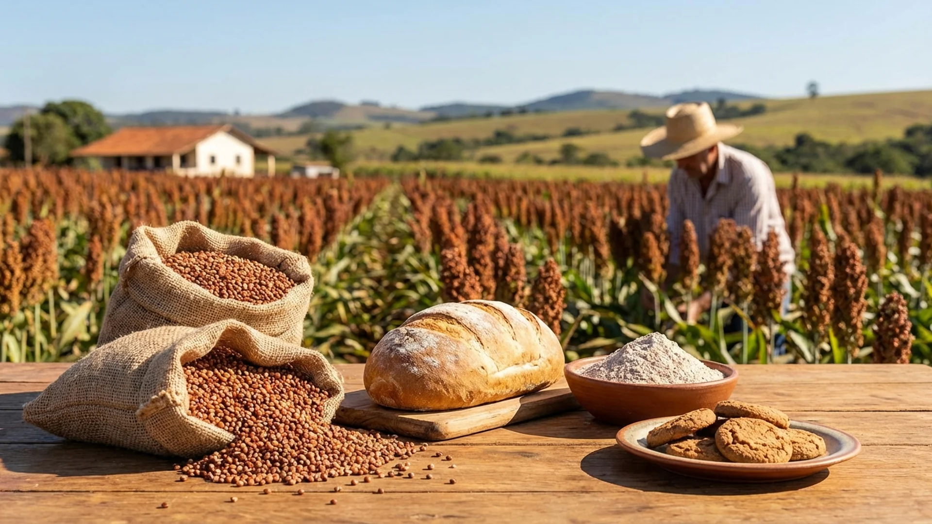 Imagem de destaque do artigo: Sorgo na Alimentação Humana: O Que É e Como Lucrar [2025]