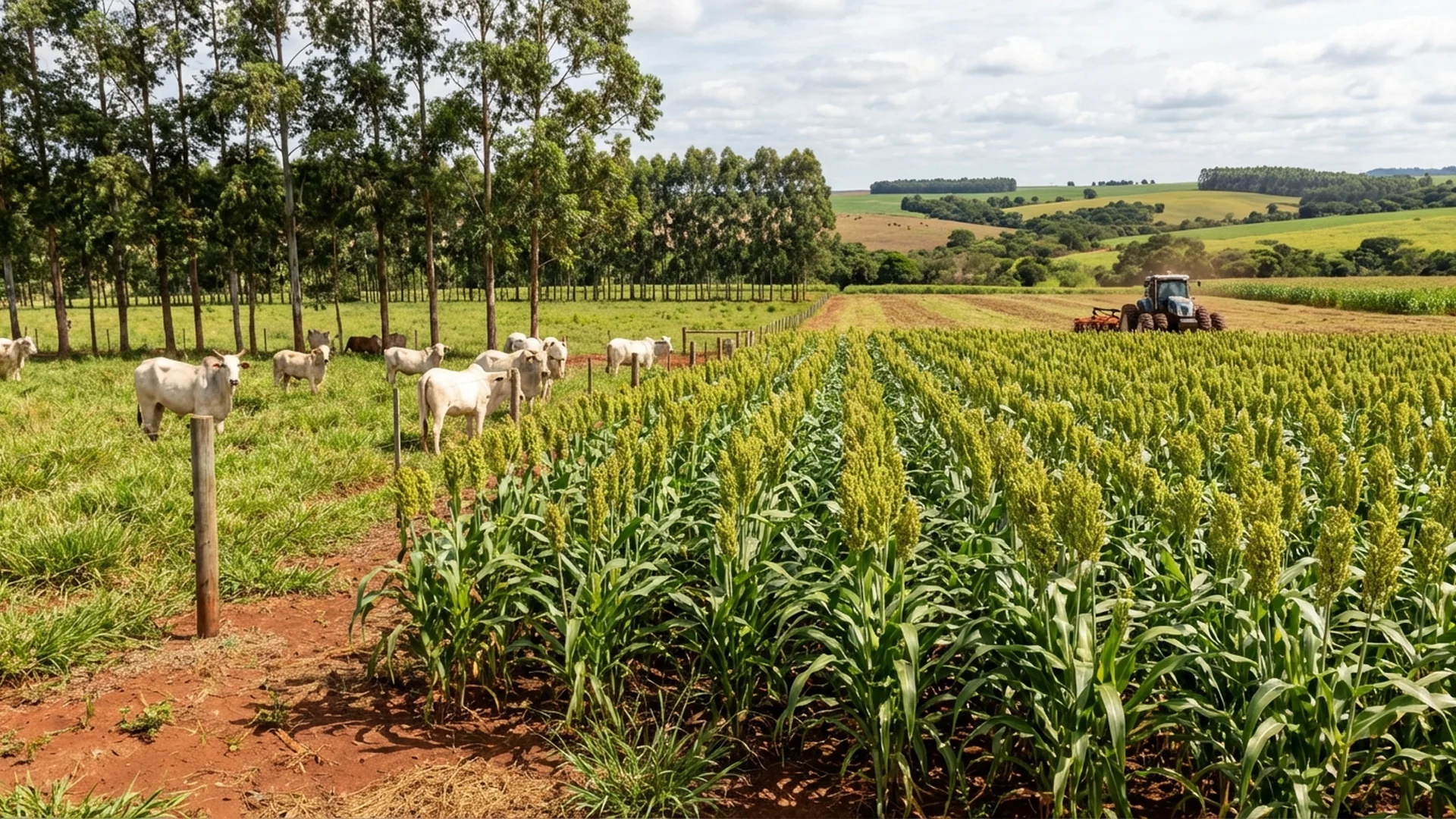 Imagem de destaque do artigo: Sorgo no ILPF: Guia Prático de Manejo e Vantagens [2025]