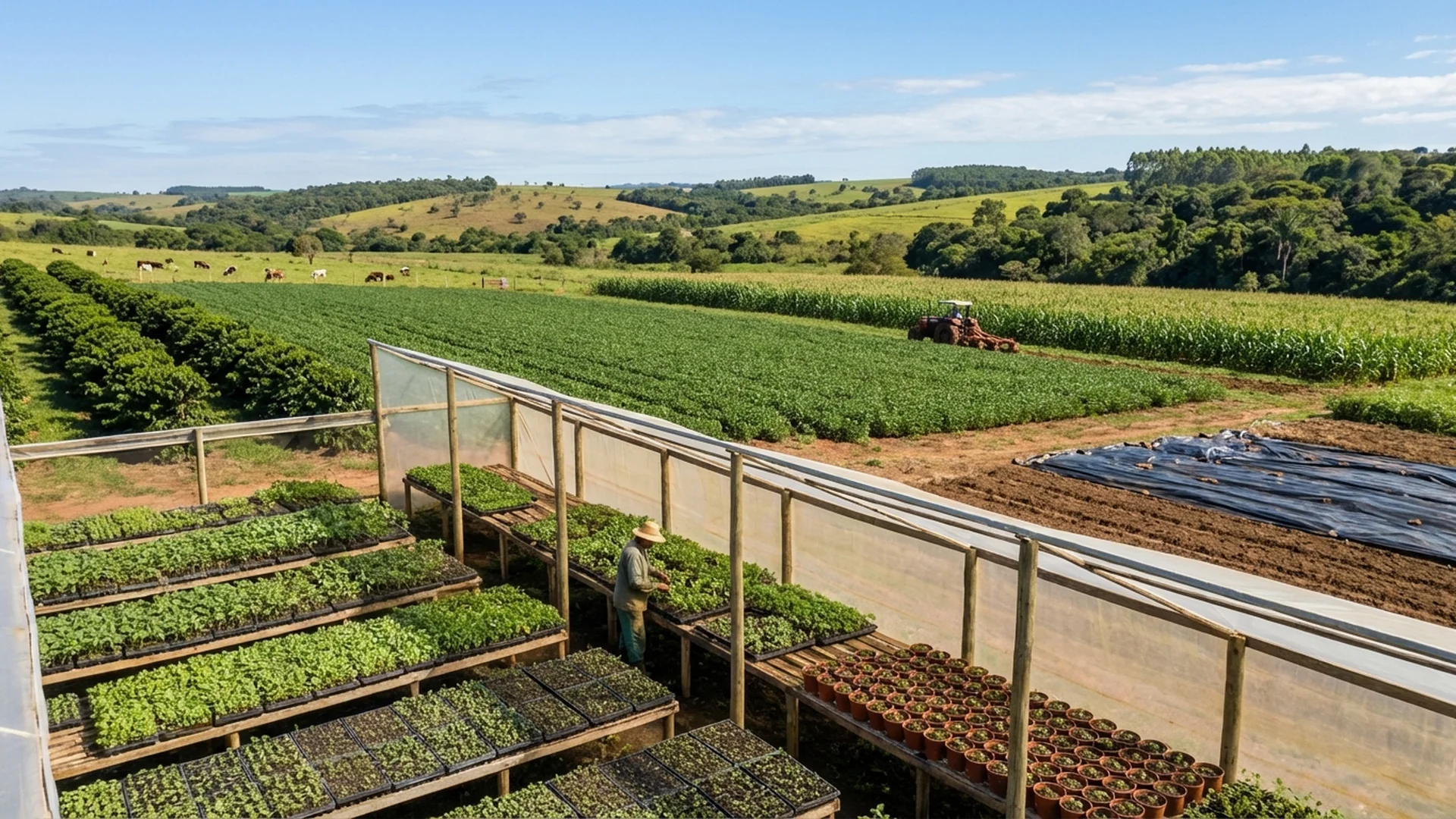 Imagem de destaque do artigo: Substrato para Mudas: Guia Definitivo para Produção [2025]