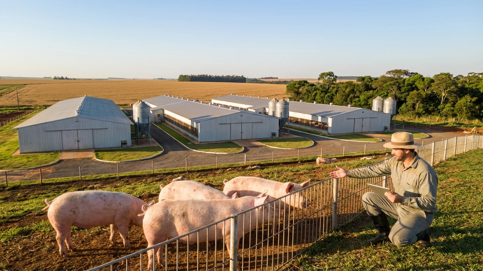 Imagem de destaque do artigo: Suinocultura: Granja ou Sistema? 3 Métricas de Lucro [2025]