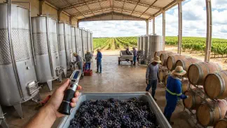 Miniatura do artigo de Gestão Agrícola: Ponto de Colheita da Uva: Como Medir o Grau Babo [2025]