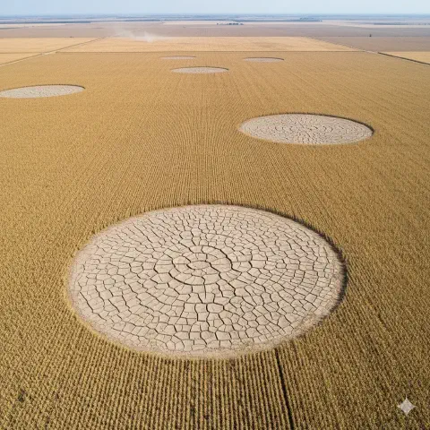 Casos de altas temperaturas, déficit hídrico e murcha temporário em lavoura de milho