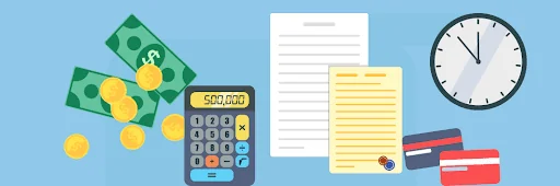 principais elementos da gestão financeira no agronegócio. Sobre um fundo azul claro,