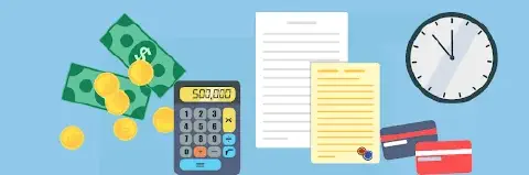 principais elementos da gestão financeira no agronegócio. Sobre um fundo azul claro,