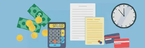 principais elementos da gestão financeira no agronegócio. Sobre um fundo azul claro,