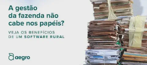 peça publicitária dividida em duas seções. À esquerda, sobre um fundo branco e limpo, há um texto em verde esc