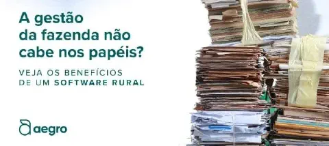 peça publicitária dividida em duas seções. À esquerda, sobre um fundo branco e limpo, há um texto em verde esc