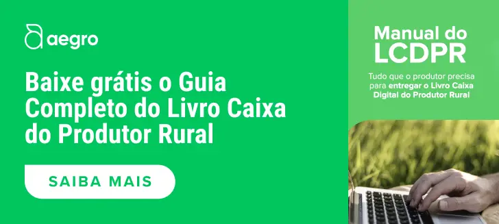 captura de tela do Anotador no sistema de gestão rural Aegro, documentação do Livro Caixa Digital do Produtor Rural LCDPR