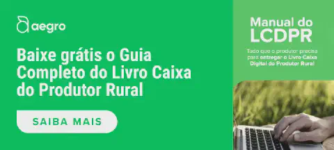 captura de tela do Anotador no sistema de gestão rural Aegro, documentação do Livro Caixa Digital do Produtor Rural LCDPR