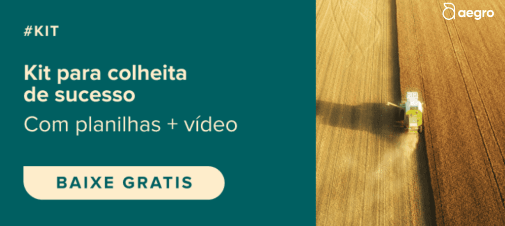 Kit gratuito para colheita de sucesso Aegro - Materiais e ferramentas para otimizar a gestão da colheita agrícola