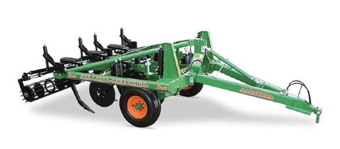 subsolador agrícola, modelo Asa Laser Canavieiro da marca Stara, apresentado em um fundo preto que destaca