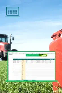 Planilha de Controle de Combustível na Fazenda