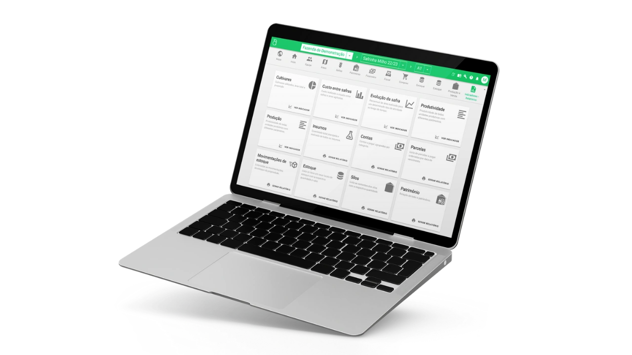 Produtor rural usando o Aegro para gestão da fazenda.