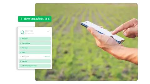 Produtor começando a gestão digital da fazenda com o Aegro.