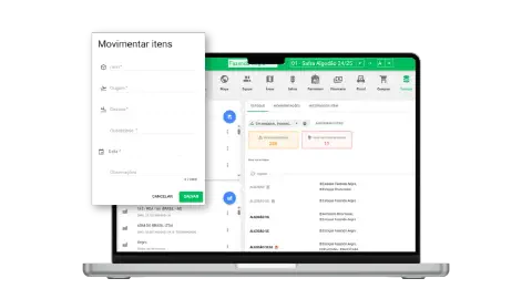 Produtor analisando relatórios detalhados no Aegro.