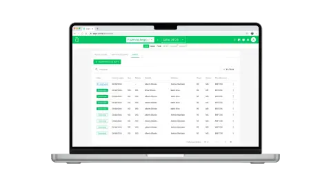 Desenho mostrando a emissão de MDF-e no Aegro.