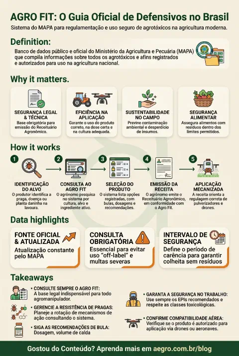 Infográfico educativo sobre Agro Fit