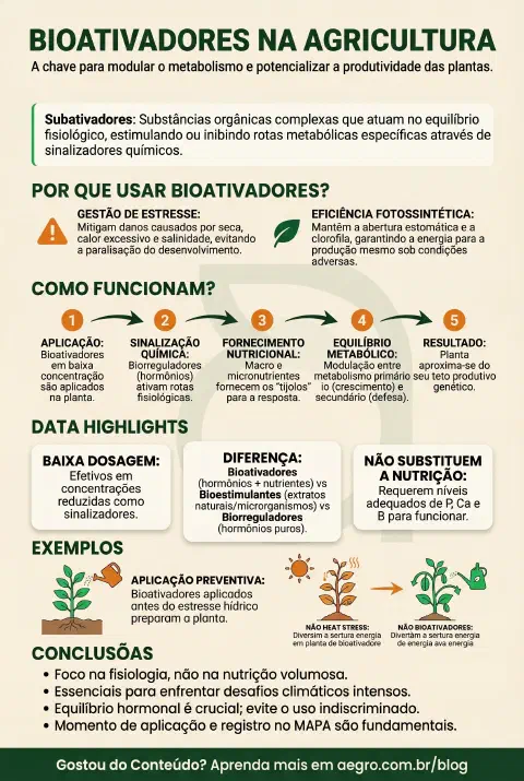 Infográfico educativo sobre Bioativadores