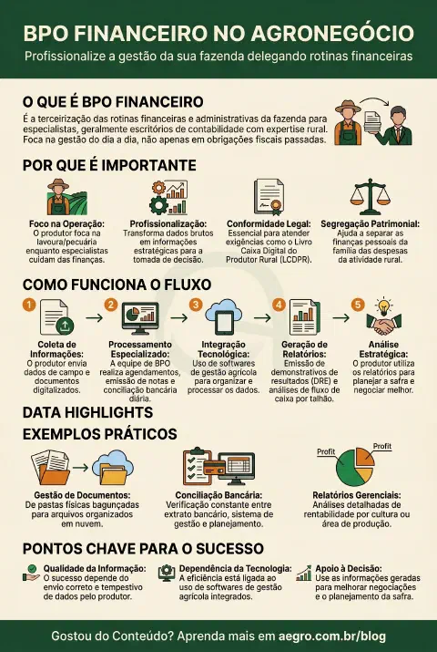 Infográfico educativo sobre Bpo Financeiro