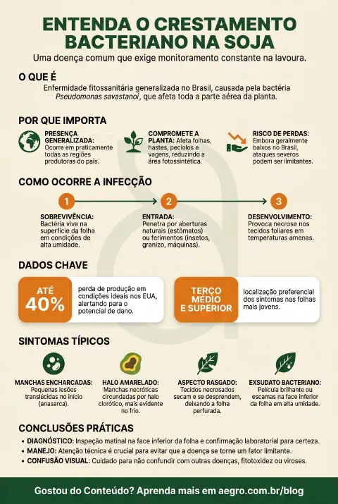 Infográfico educativo sobre Crestamento Bacteriano