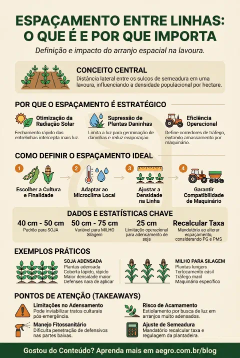 Infográfico educativo sobre Espaçamento Entre Linhas