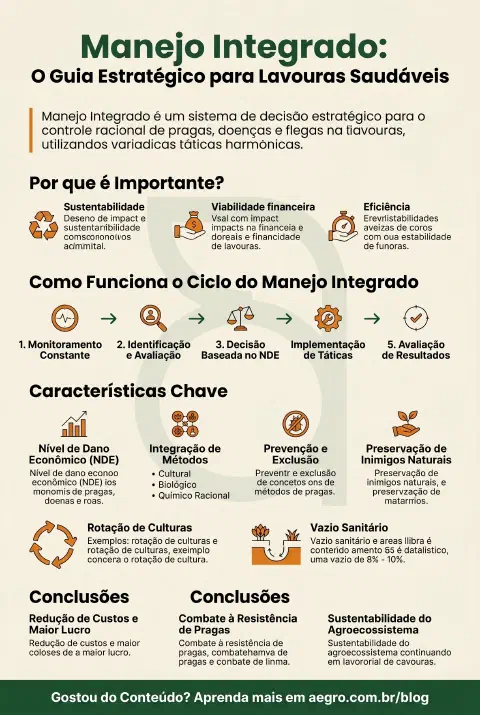Infográfico educativo sobre manejo integrado