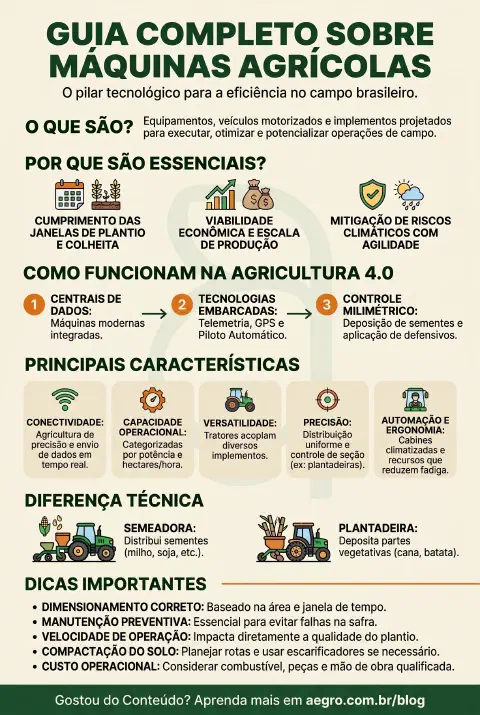 Infográfico educativo sobre maquinas-agricolas