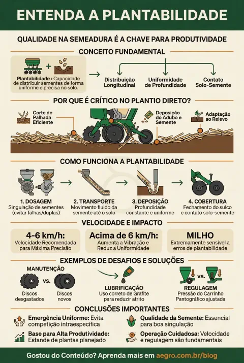 Infográfico educativo sobre Plantabilidade